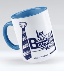 Babalar Gününe Özel İlk Babalar Günün Kutlu Olsun Kupa Bardak - 3