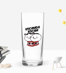 BK Gift Kişiye Özel İsimli DTF Kocamda Kocam Tasarımlı Rakı Bardağı-3, Arkadaşa Hediye, Sevgiliye Hediye