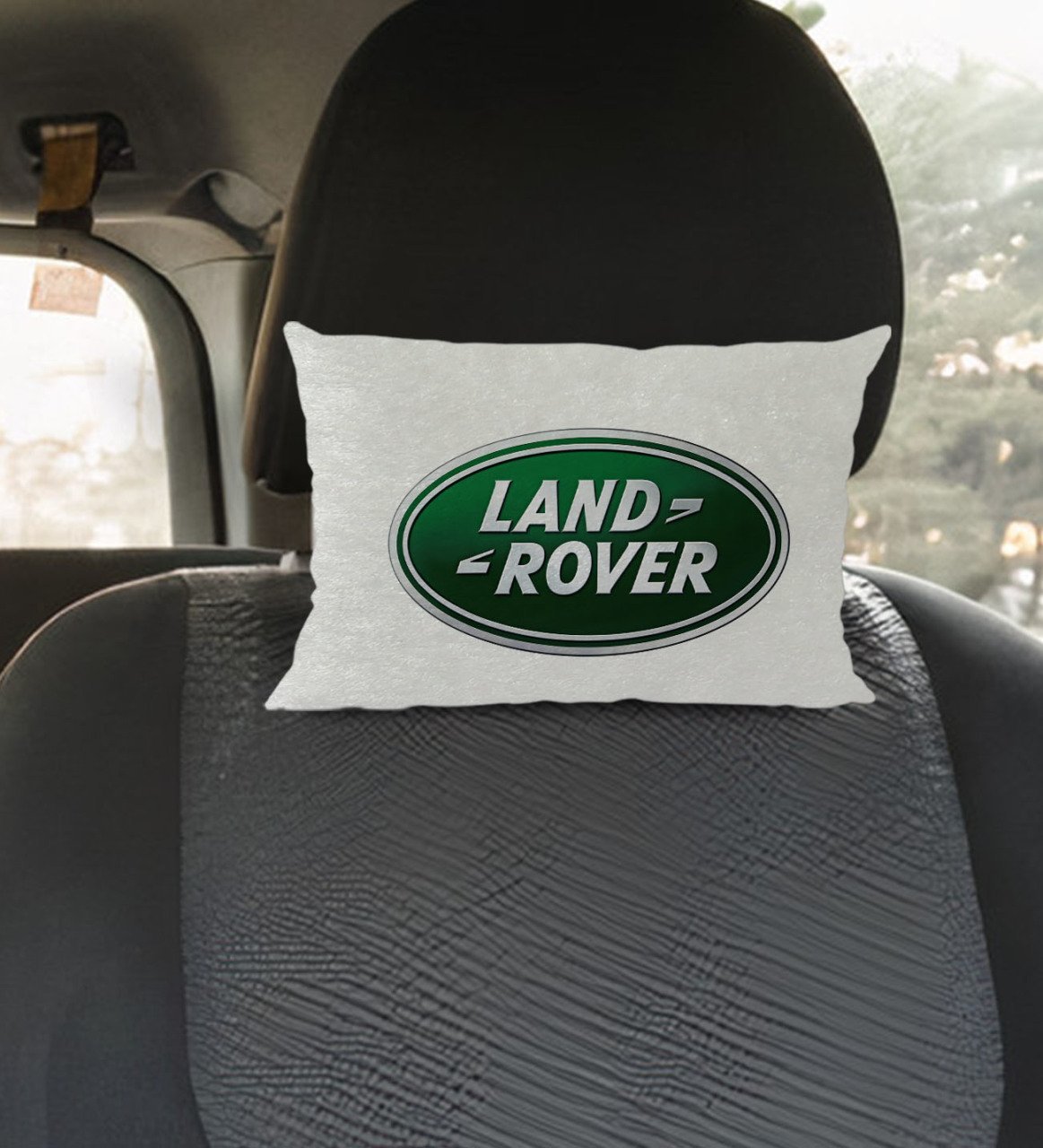 BK Gift Land Rover Tasarımlı Dikdörtgen Araç Koltuk Yastığı-1