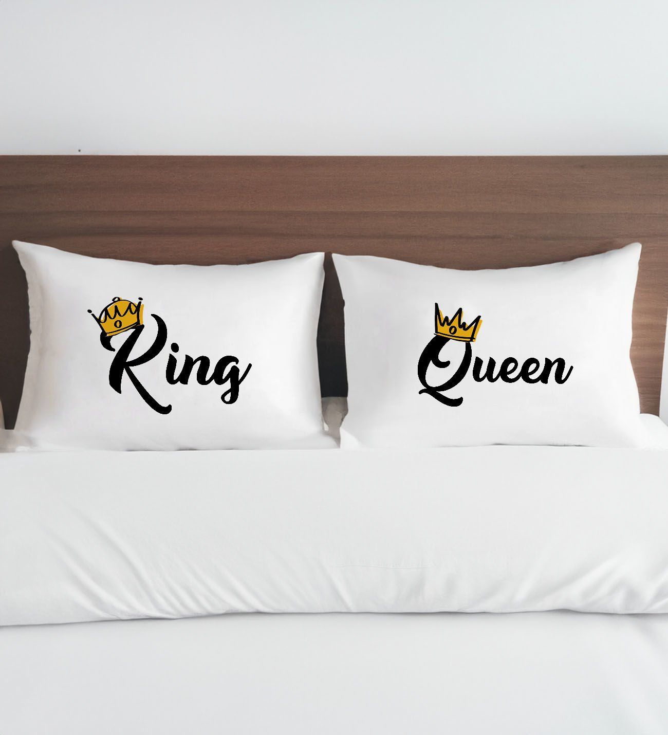 BK Gift Sevgili Tasarımlı Pamuklu 2’li Yastık Kılıfı Seti-13 50x70cm , Sevgiliye Hediye, Ev Hediyesi, Tasarım Ev Tekstili