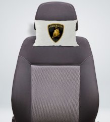 BK Gift Lamborghini Tasarımlı Dikdörtgen Araç Koltuk Yastığı-1