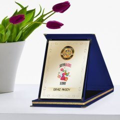 Kişiye Özel Yılın En İyi Sosyal Yardım Uzmanı Lacivert Plaket Ödülü