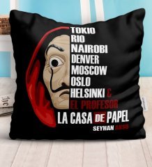 Kişiye Özel La Casa De Papel Yastık - 2