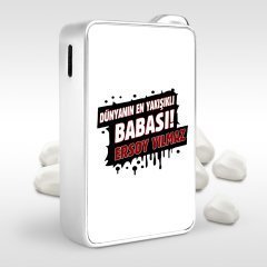 Kişiye Özel Dünyanın En Yakışıklı Babası Tasarımlı Metal Çakmak - 2