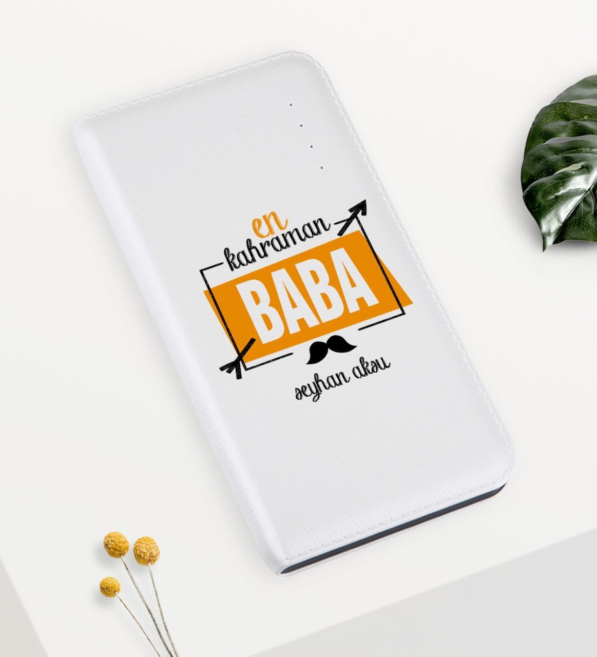 Kişiye Özel En Kahraman Baba Pb-159 7000 mAh Powerbank