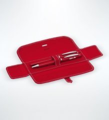 Kişiye Özel Deri Kılıflı Metal Roller & Tükenmez Kalem Seti