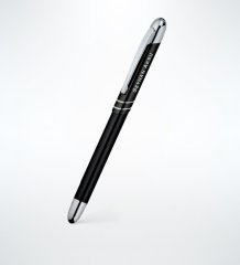 Kişiye Özel Siyah Metal Roller Kalem (Model 0020)