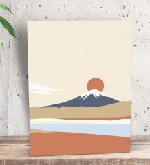 BK Gift Yatak Odası Konseptli  Dekoratif Mini Kanvas Tablo 15x20cm-38
