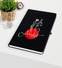 Kişiye Özel Avukat Temalı Siyah Defter - 11