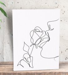 BK Gift Yatak Odası Konseptli  Dekoratif Mini Kanvas Tablo 15x20cm-36