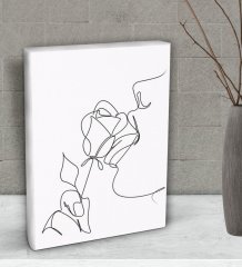 BK Gift Yatak Odası Konseptli  Dekoratif Mini Kanvas Tablo 15x20cm-36