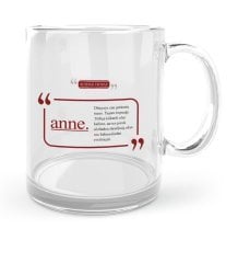 Kişiye Özel Anne Cam Kupa Bardak - 1