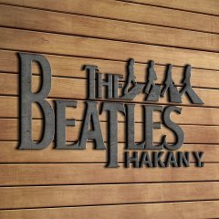 Kişiye Özel The Beatles Ahşap Kapı & Duvar Objesi - 2