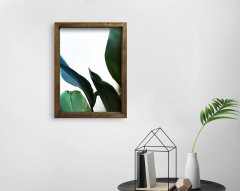 BK Home Doğal Masif Ahşap Çerçeveli Tablo 45x65cm-37
