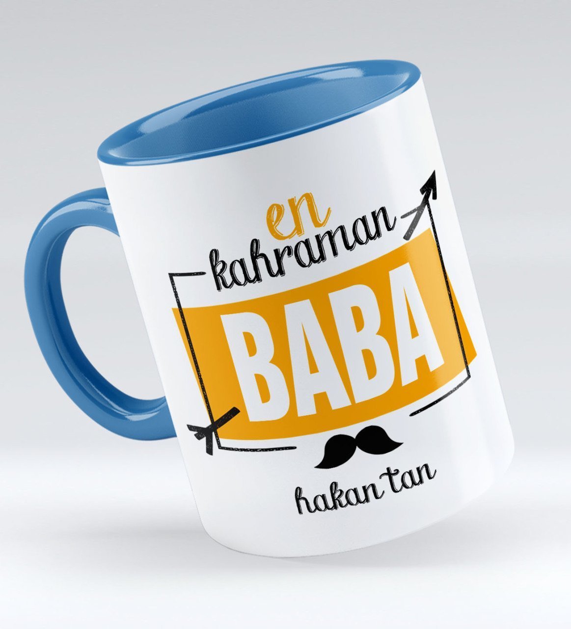 Babalar Gününe Özel  En Kahraman Baba Kupa Bardak - 1