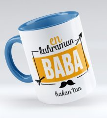 Babalar Gününe Özel  En Kahraman Baba Kupa Bardak - 1
