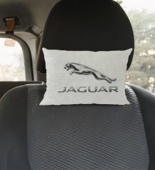 BK Gift Jaguar Tasarımlı Dikdörtgen Araç Koltuk Yastığı-1