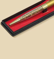 BK Gift Kişiye Özel İsimli Gold Taşlı Touchpen Metal Tükenmez Kalem, Yeni İş Hediyesi, Ofis Hediyesi