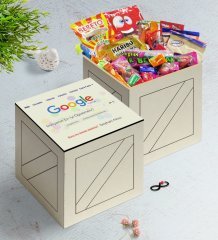 Kişiye Özel Google Dünyanın En İyi Öğretmeni Ahşap Kutuda Nostaljik Lezzetler Hediye Seti