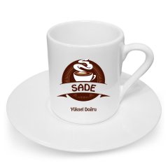 Kişiye Özel Sade Türk Kahvesi Fincanı - 1