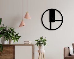 BK Gift Dekoratif 45cm Ahşap Duvar Saati-148