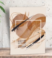 BK Gift Yatak Odası Konseptli  Dekoratif Mini Kanvas Tablo 15x20cm-30