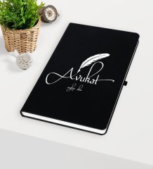 Kişiye Özel Avukat Temalı Siyah Defter - 6