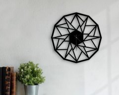 BK Gift Dekoratif 45cm Ahşap Duvar Saati-146