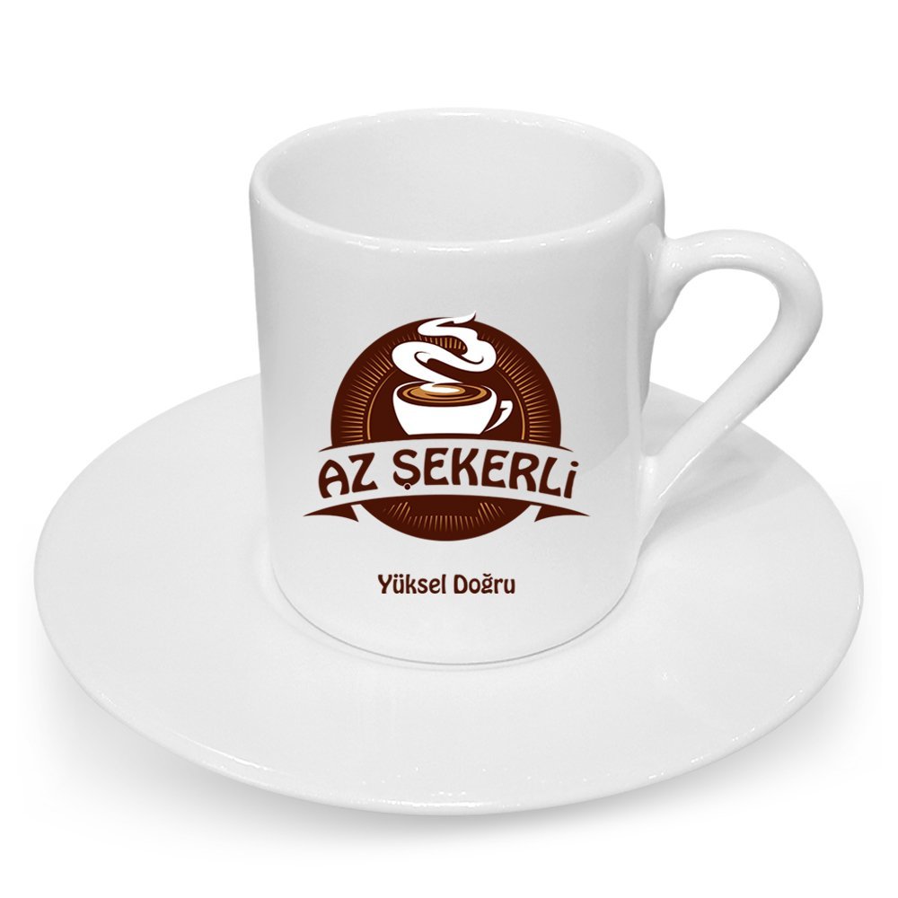 Kişiye Özel Az Şekerli Türk Kahvesi Fincanı - 1