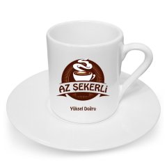 Kişiye Özel Az Şekerli Türk Kahvesi Fincanı - 1