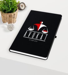 Kişiye Özel Avukat Temalı Siyah Defter - 4
