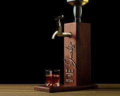 BK Gift Bar & Pub & Meyhanelere Özel Kabartma İsimli 4 Adet Musluklu Doğal Ahşap İçki Standı-1