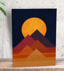 BK Gift Yatak Odası Konseptli  Dekoratif Mini Kanvas Tablo 15x20cm-27