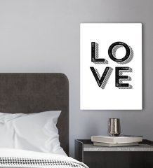 BK Gift Yatak Odası Konseptli Kanvas Tablo 30x50cm-81