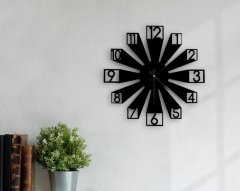 BK Gift Dekoratif 45cm Ahşap Duvar Saati-138
