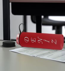 BK Gift Kişiye  Özel İsimli Siyah Defter ve Kırmızı Cam Matara Hediye Seti-1, Sevgiliye Hediye, Arkadaşa Hediye, Yeni İş Hediyesi