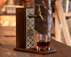 BK Gift Kişiye Özel Kabartma İsimli Musluklu Ahşap İçki Standı, Viski Çeşmesi, Doğum Günü Hediyesi, Ev Hediyesi, İçecek Dispenseri-72