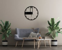BK Gift Dekoratif 45cm Ahşap Duvar Saati-136
