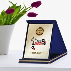 Kişiye Özel Yılın En İyi Kontrol Mühendisi Lacivert Plaket Ödülü
