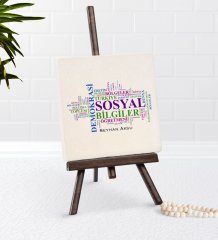 Kişiye Özel Sosyal Bilgiler Öğretmeni Şovaleli Doğal Taş-1