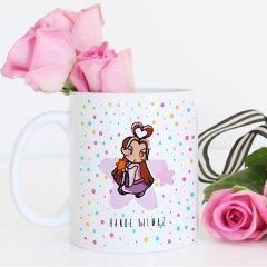 Kişiye Özel Sevimli Başak Burcu Beyaz Kupa Bardak