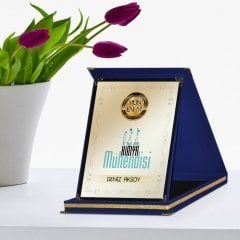 Kişiye Özel Yılın En İyi Kimya Mühendisi Lacivert Plaket Ödülü - 1