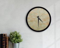 BK Gift Dekoratif 45cm Ahşap Duvar Saati-132
