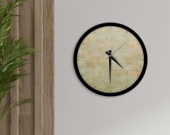 BK Gift Dekoratif 45cm Ahşap Duvar Saati-132