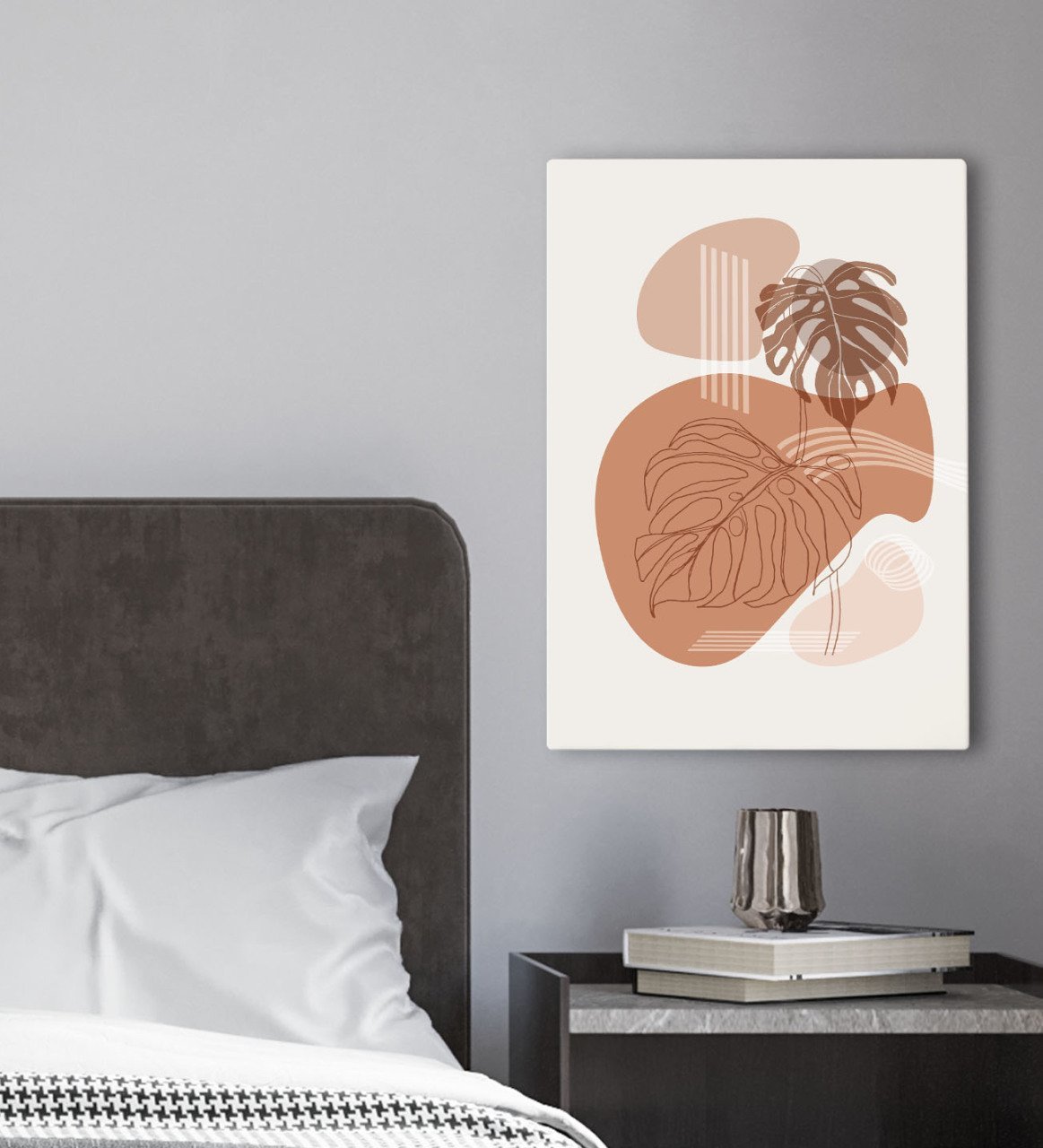 BK Gift Yatak Odası Konseptli Kanvas Tablo 30x50cm-77