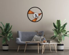 BK Gift Dekoratif 45cm Ahşap Duvar Saati-131