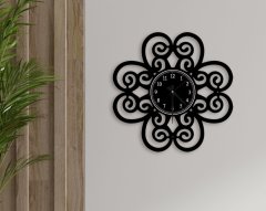 BK Gift Dekoratif 45cm Ahşap Duvar Saati-128