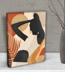 BK Gift Yatak Odası Konseptli  Dekoratif Mini Kanvas Tablo 15x20cm-11