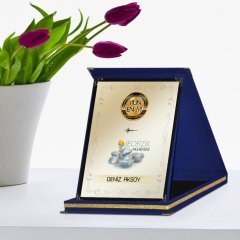 Kişiye Özel Yılın En İyi Jeofizik Mühendisi Lacivert Plaket Ödülü