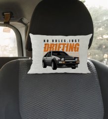 BK Gift Drifting Tasarımlı Dikdörtgen Araç Koltuk Yastığı-1